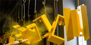 کارگاه رنگ پودری دارای کانوایر