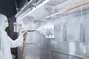 خدمات رنگ پودری قطعات آلمینیومی